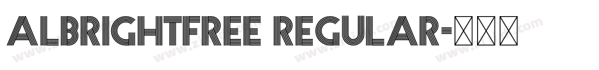 Albrightfree Regular字体转换